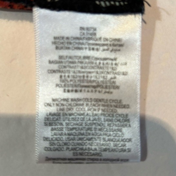 BCBG Shear Floral Sleeveless V-Neck Button Up Blouse Or Micro Mini Size XS - Picture 16 of 16